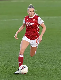 Arsenal's Leah Williamson in Action: Arsenal Women vs Everton Women, Barclays FA WSL Match