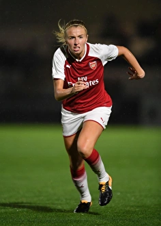 Arsenal's Leah Williamson in Action against Everton Ladies during Pre-Season Friendly
