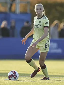 Arsenal's Leah Williamson in Action during FA WSL Match against Everton