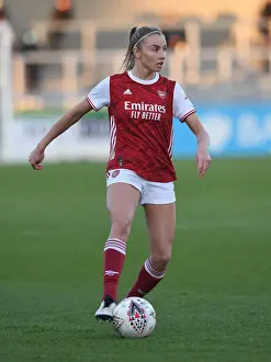 Arsenal's Leah Williamson in Action: FA WSL Match vs Birmingham City Women (2020-21)