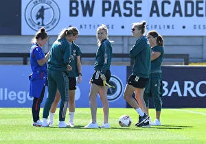 Arsenal's Leah Williamson Gears Up for Arsenal Women vs. Reading Women (Barclays FA WSL, 2020-21)