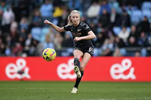Manchester City Women V Arsenal Women 2022-23 Prints: Arsenal's Leah Williamson Goes Head-to-Head with Manchester City in FA Women's Super League Clash