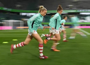 Arsenal's Leah Williamson Prepares for Quarterfinal Battle against VfL Wolfsburg in UEFA Champions League