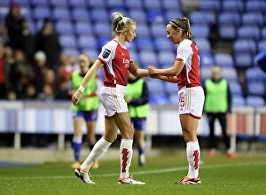 Images Dated 24th January 2024: Arsenal's Leah Williamson Receives Captain's Armband in FA Women's Continental Tyres League Cup