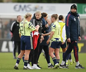 Arsenal Women V Leeds United Women - FA Cup 2023 Prints: Arsenal's Leah Williamson Shows Sportsmanship After FA Cup Match Against Leeds Ladies