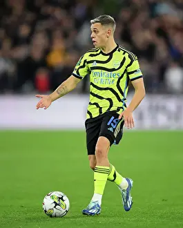 Arsenal's Leandro Trossard in Action against West Ham United in Carabao Cup Fourth Round