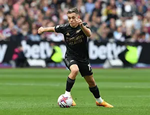 Arsenal's Leandro Trossard in Action against West Ham United - Premier League 2022-23