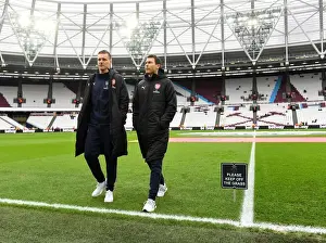 Arsenal's Leno and Lichtsteiner Prepare for West Ham Clash (2019)