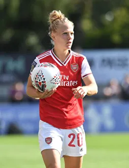 Arsenal Women V West Ham United 2019-20 Prints: Arsenal's Leonie Maier in Action: Arsenal Women vs. West Ham United (2019-20 WSL)