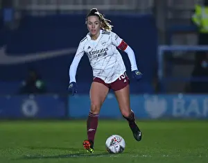 Arsenal's Lia Walti in Action at Chelsea Women's FA WSL Match