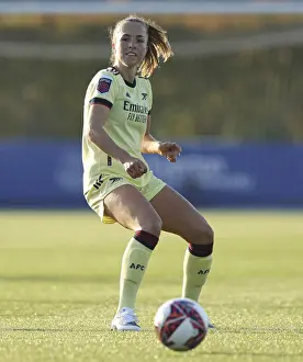 Everton Women V Arsenal Women 2021-22 Prints: Arsenal's Lia Walti in Action against Everton Women in FA WSL Clash