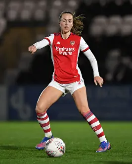 Arsenal Women V Coventry United Women 2021-22 Prints: Arsenal's Lia Walti in Action during FA Cup Quarterfinal vs Coventry United