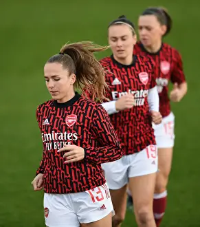 Arsenal's Lia Walti Prepares for FA WSL Match Against Manchester United in Empty Meadow Park Amid Coronavirus Restrictions