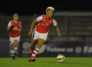 Images Dated 15th April 2015: Arsenal's Lianne Sanderson in Action during Arsenal Ladies vs. Bristol Academy WSL Match