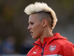 Images Dated 30th April 2015: Arsenal's Lianne Sanderson Gears Up for Chelsea Ladies WSL Showdown