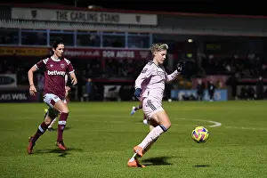 West Ham United Women V Arsenal Women 2022-23 Prints: Arsenal's Lina Hurtig Shines in FA Women's Super League Showdown against West Ham United