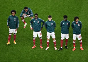 Arsenal V Aston Villa 2020-21 Prints: Arsenal's Line-Up: Willian