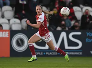Arsenal Women V Birmingham City Women 2020-21 Prints: Arsenal's Lisa Evans in Action: Arsenal Women vs Birmingham City Women