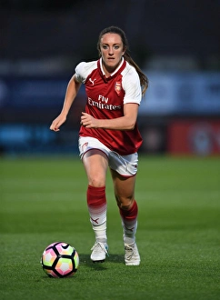Arsenal's Lisa Evans in Action: Arsenal Women vs Everton Ladies (2017-18 Pre-Season Friendly)