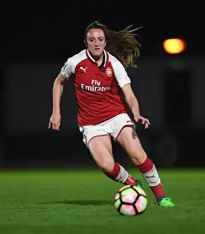 Arsenal Women V Reading Women 2017-18 Prints: Arsenal's Lisa Evans in Action against Reading Ladies in WSL Match