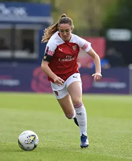 Arsenal's Lisa Evans in Action during WSL Match vs Birmingham City Ladies
