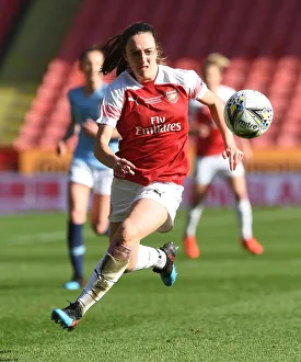 Arsenal V Manchester City - Continental Cup Final 2019 Prints: Arsenal's Lisa Evans in FA WSL Continental Cup Final Against Manchester City