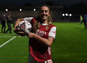 Arsenal Women V Tottenham Hotspur Women - FA Cup 2020-21 Prints: Arsenal's Lisa Evans Scores Hat-Trick in FA Cup Victory over Tottenham