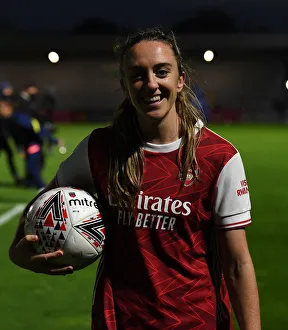 Arsenal Women V Tottenham Hotspur Women - FA Cup 2020-21 Prints: Arsenal's Lisa Evans Scores Hat-Trick in FA Cup Victory over Tottenham