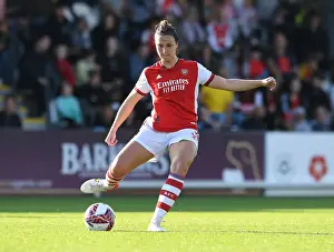 Arsenal Women V Everton Women 2021-22 Prints: Arsenal's Lotte Wubben-Moy in Action: Arsenal Women vs Everton Women, FA WSL 2021-22