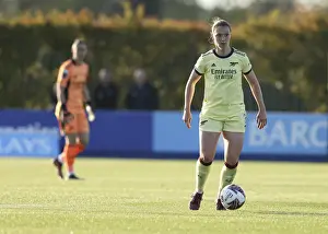 Everton Women V Arsenal Women 2021-22 Prints: Arsenal's Lotte Wubben-Moy in Action against Everton Women in FA WSL Match