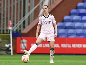 Liverpool Women V Arsenal Women 2022-23 Prints: Arsenal's Lotte Wubben-Moy in Action against Liverpool in FA WSL Clash