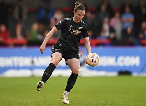 Brighton And Hove Albion Women V Arsenal Women 2022-23 Prints: Arsenal's Lotte Wubben-Moy in Control at Brighton & Hove Albion's Broadfield Stadium - FA Women's Super