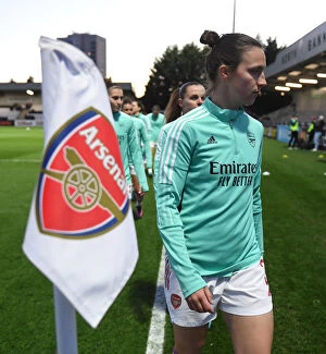 Images Dated 18th March 2022: Arsenal's Lotte Wubben-Moy Gears Up for FA Cup Quarterfinal Clash against Coventry United
