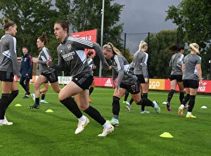 Images Dated 28th September 2022: Arsenal's Lotte Wubben-Moy Gears Up for UEFA Women's Champions League Battle Against Ajax in