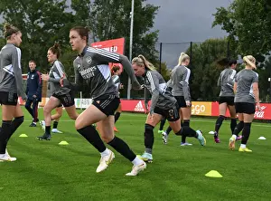 Ajax Women V Arsenal Women 2022-23 Prints: Arsenal's Lotte Wubben-Moy Gears Up for UEFA Women's Champions League Battle Against Ajax in Amsterdam