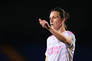Arsenal's Lotte Wubben-Moy Reacts During Liverpool vs Arsenal Women's Super League Match