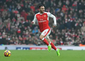 Arsenal V Hull City 2016-17 Prints: Arsenal's Lucas Perez in Action during Premier League Clash against Hull City (2016-17)