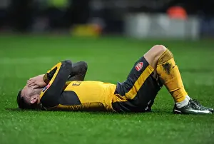 Preston North End V Arsenal - FA Cup - 2017 Prints: Arsenal's Lucas Perez in FA Cup Action against Preston North End
