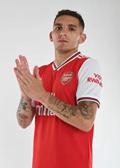 Arsenal Photocall 2019-20 Prints: Arsenal's Lucas Torreira at 2019-2020 Photocall