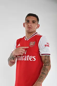 Arsenal Photocall 2019-20 Prints: Arsenal's Lucas Torreira at 2019-2020 Pre-Season Training