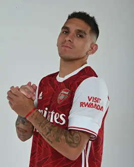 Arsenal's Lucas Torreira at 2020-21 First Team Training Session