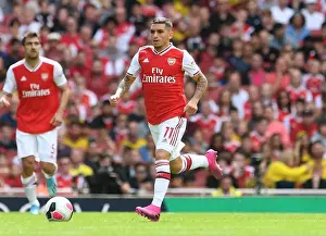 Arsenal's Lucas Torreira in Action against Burnley in 2019-20 Premier League