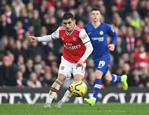Arsenal's Lucas Torreira in Action Against Chelsea in the Premier League (December 2019)