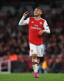 Arsenal's Lucas Torreira in Action against Standard Liege in UEFA Europa League