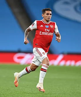 Arsenal's Lucas Torreira in FA Cup Semi-Final Clash Against Manchester City