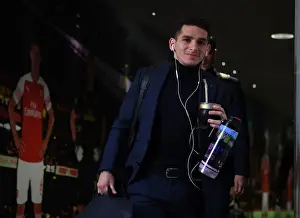 Arsenal V Manchester United FA Cup 2018-19 Prints: Arsenal's Lucas Torreira Gears Up for FA Cup Clash Against Manchester United