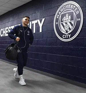 Manchester City V Arsenal 2018-19 Prints: Arsenal's Lucas Torreira Heads to Etihad Stadium for Manchester City Showdown (Premier League 2018-19)