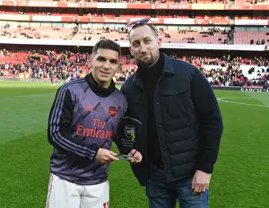 Arsenal's Lucas Torreira Receives Player of the Month Award Before Arsenal vs. Sheffield United