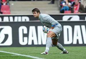 Arsenal's Lucasz Fabianski in Action during Pre-Season Friendly against Cologne