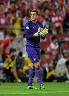 Uwara Red Diamonds V Arsenal 2013-14 Prints: Arsenal's Lukas Fabianski in Action against Urawa Red Diamonds, 2013